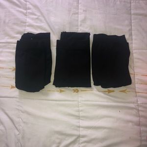 3-Pack of Black Leggings ✨